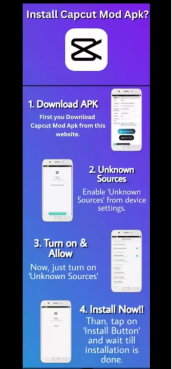 How to install CapCut Mod APK